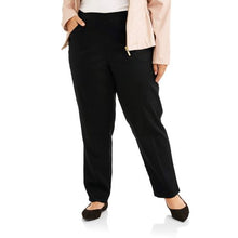 Load image into Gallery viewer, Women's Plus-Size 2-Pocket Pull-On Stretch Woven Pants