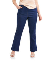 Load image into Gallery viewer, Women&#39;s Plus-Size 2-Pocket Pull-On Stretch Woven Pants
